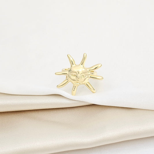 ANILLO CON SOL DORADO RF K5781