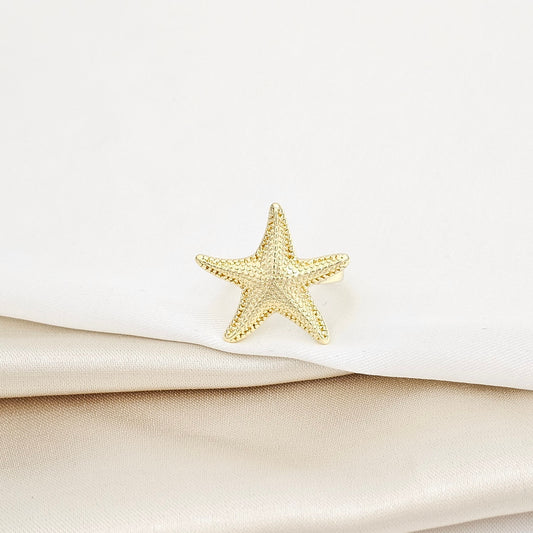 ANILLO ESTRELLA DE MAR DORADO RF K5782