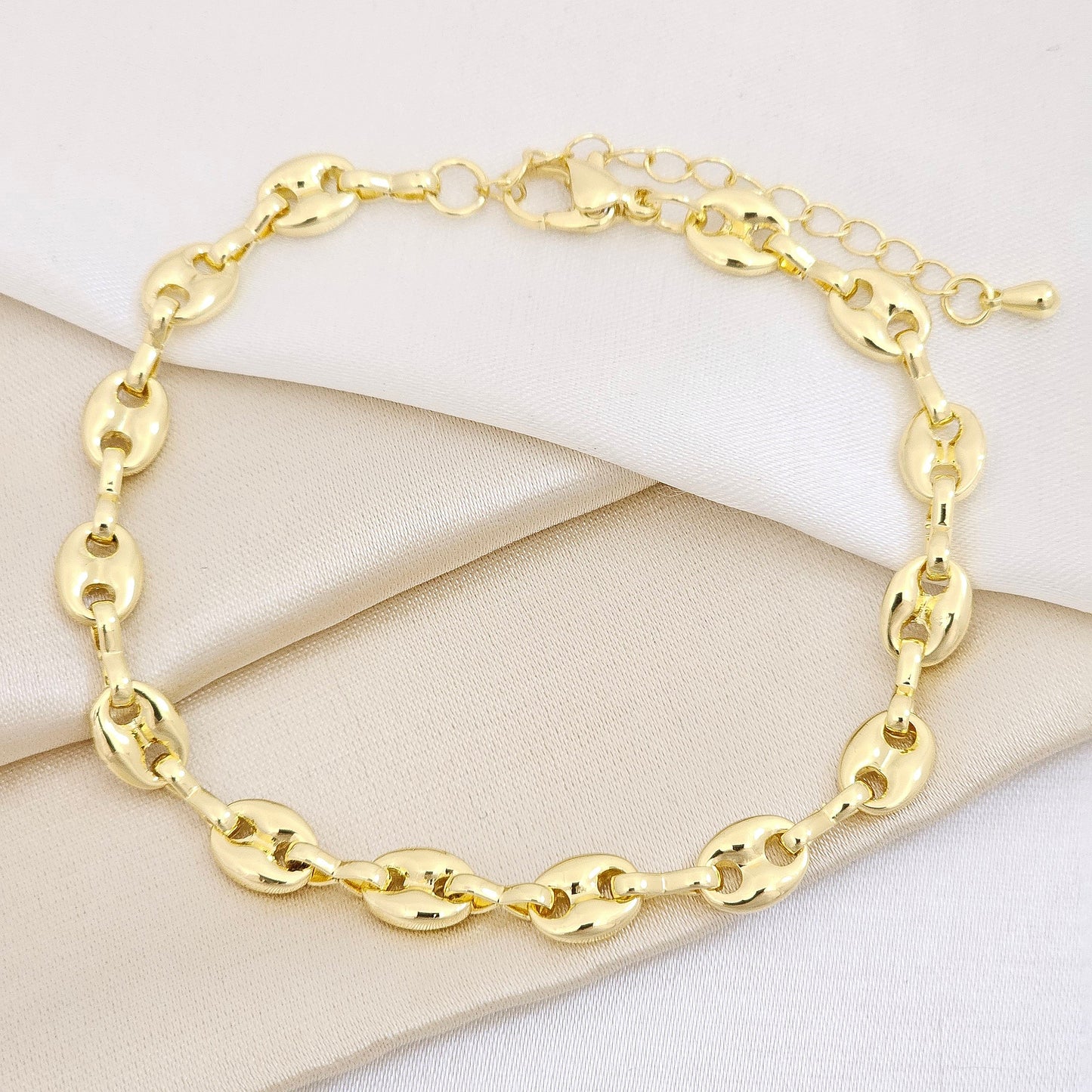 PULSERA GU??I 6MM CON EXTENSOR DORADO RF K7555