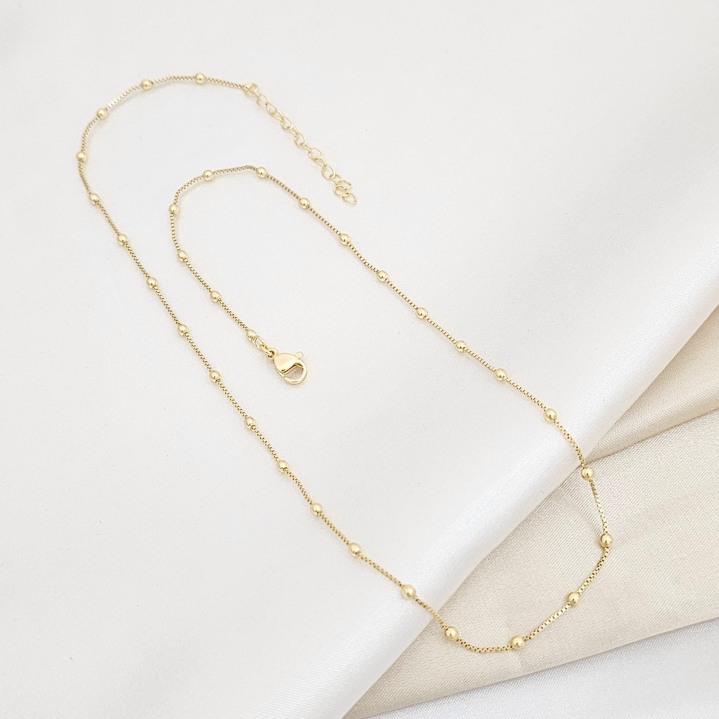 CADENA VENECIANA BALIN N3 CON EXTENSOR DORADO RF K6043