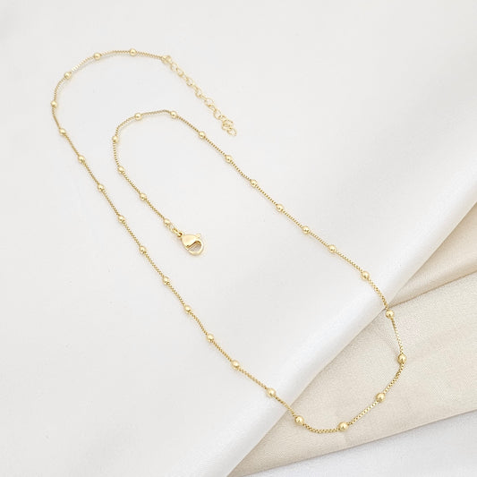 CADENA VENECIANA BALIN N3 CON EXTENSOR DORADO RF K6043