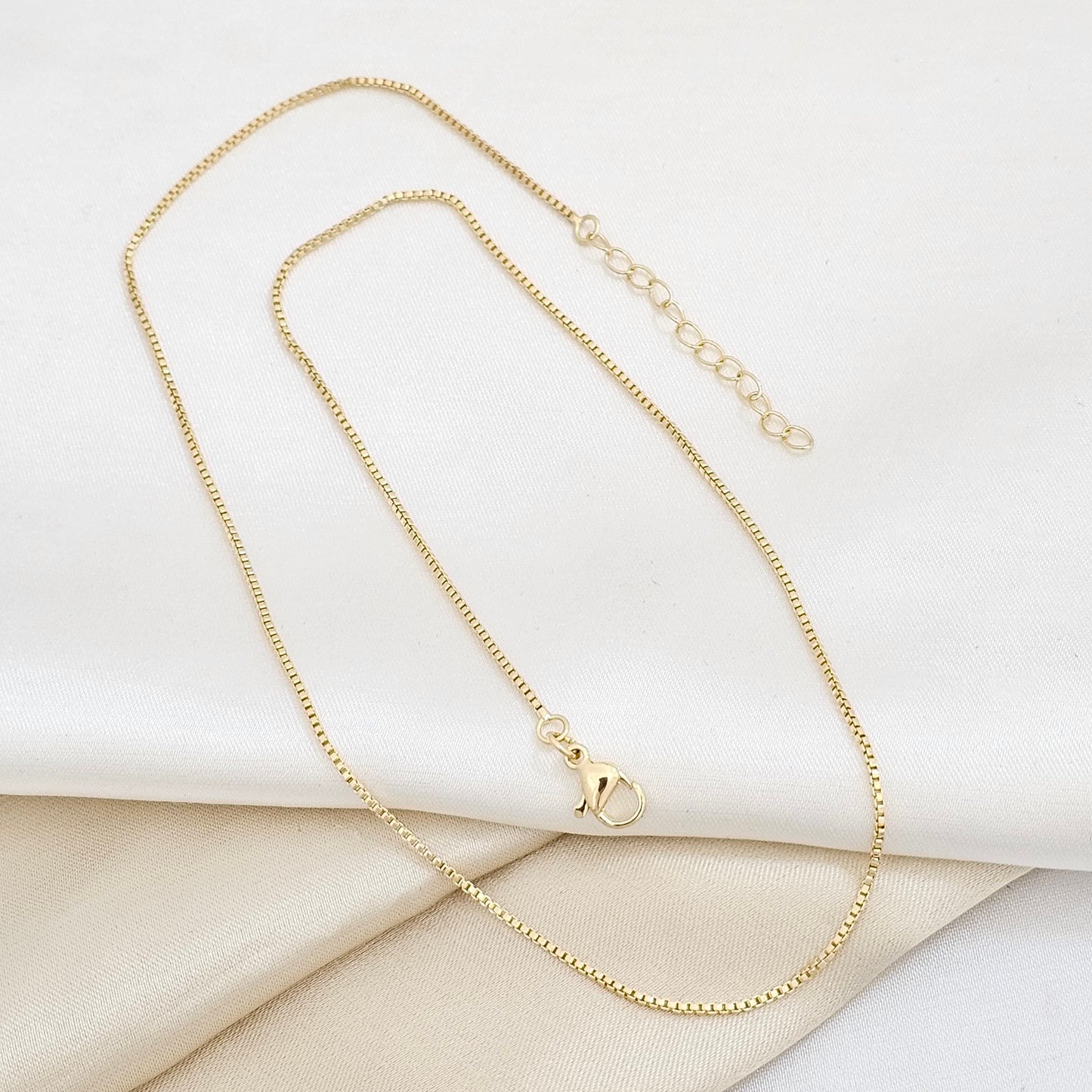 CADENA VENECIANA CON EXTENSOR DORADA RF K6131