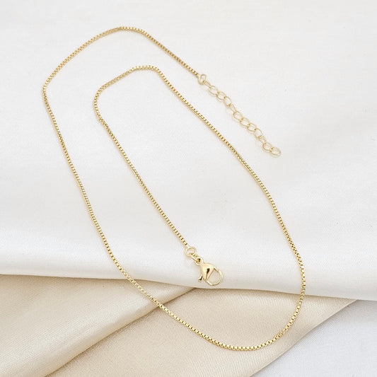 CADENA VENECIANA CON EXTENSOR DORADA RF K6131