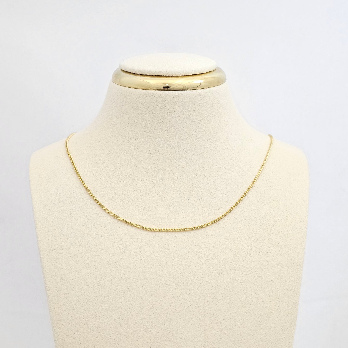 CADENA CUBANA 1MM PUNTA AGUJA DORADO RF K6544