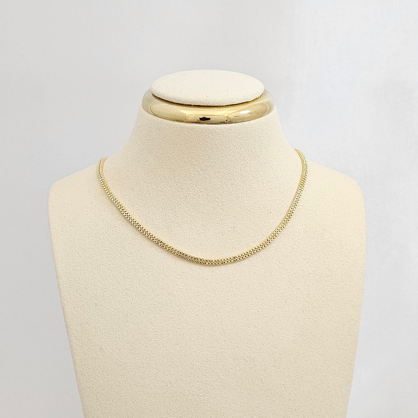 CADENA VENECIANA 2MM CON EXTENSOR DORADO RF K7304