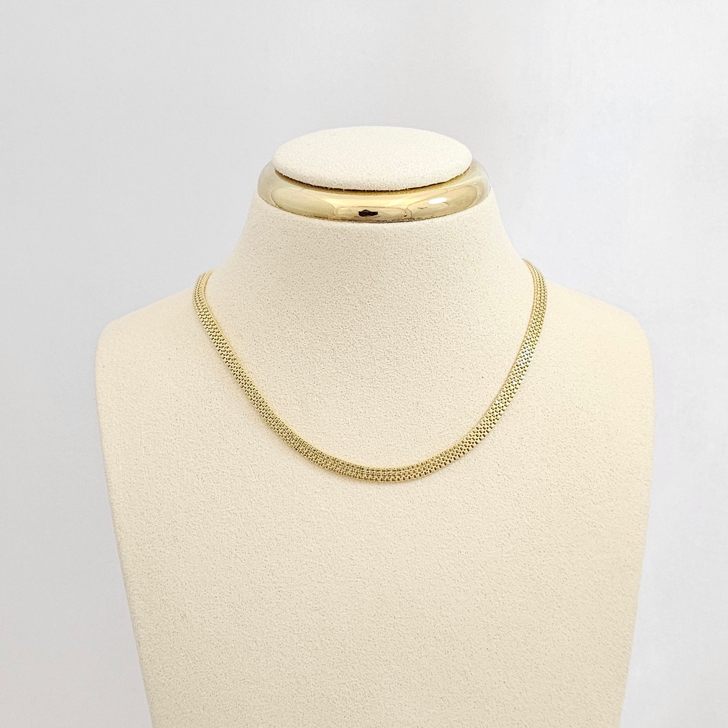 CADENA VENECIANA 3MM CON EXTENSOR DORADO RF K7305