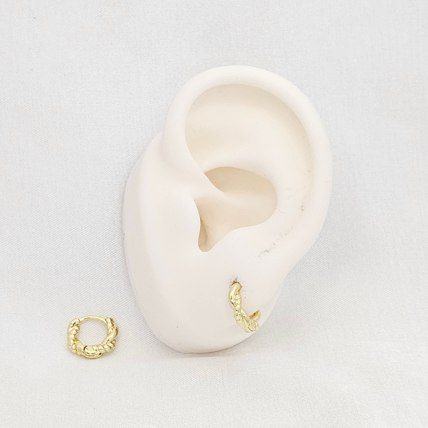 CANDONGA LISA TRENZADA 12MM DORADO RF K7068