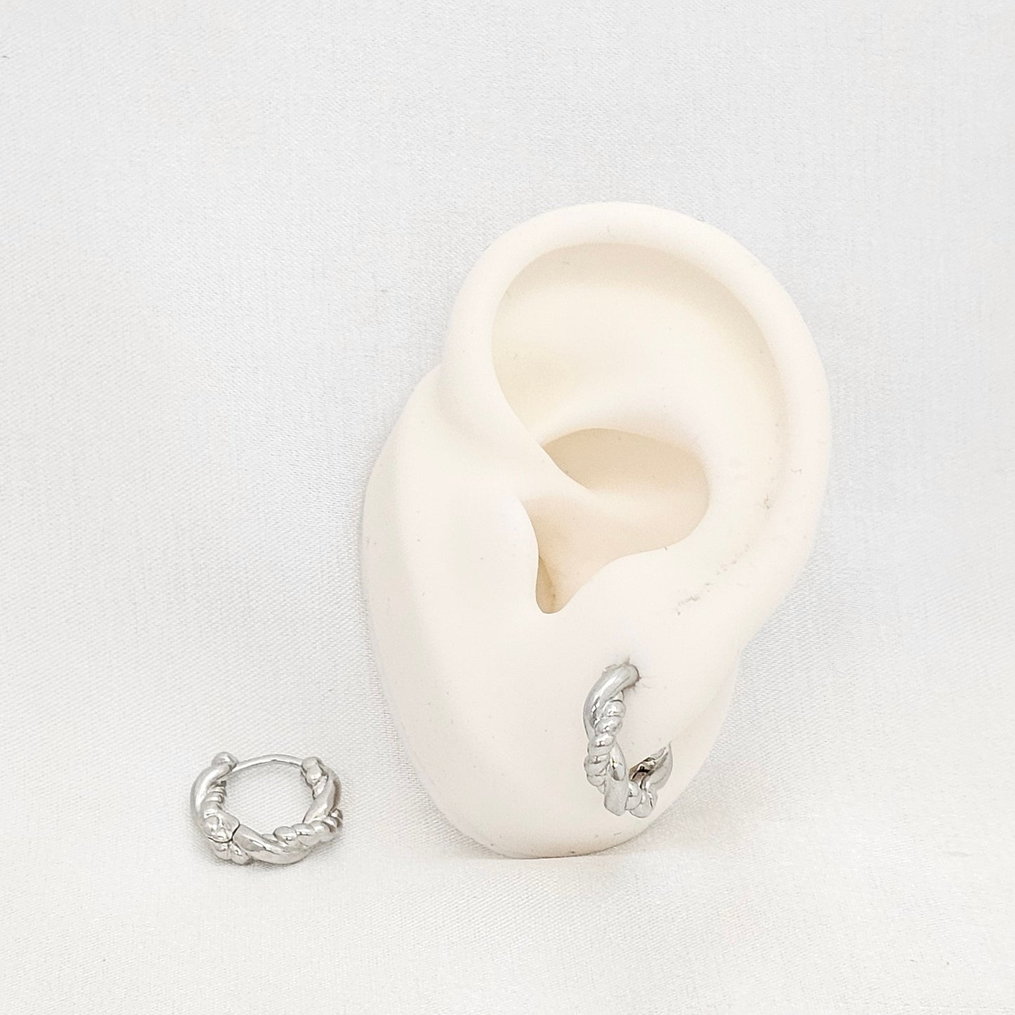 CANDONGA LISA TRENZADA 15MM PLATEADO RF K7071