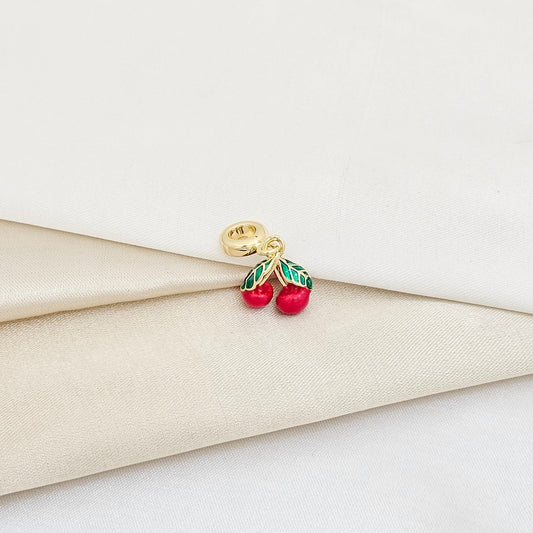 CHARM CEREZAS ROJAS CON VERDE RF K5973
