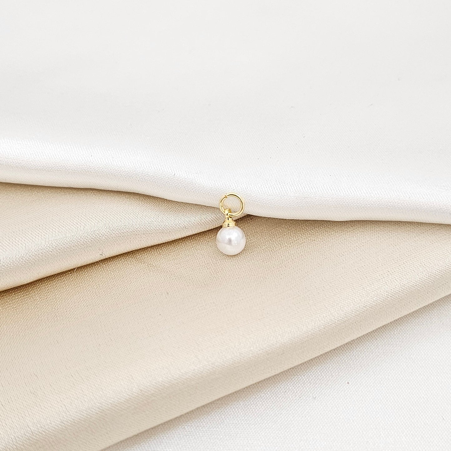 DIJE DORADO PERLA 6MM RF K7094