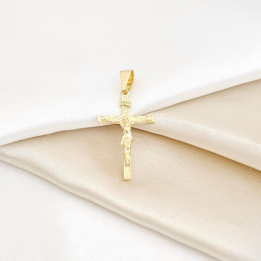 DIJE MADERO PEQUEÑO LAM 18K - 23295