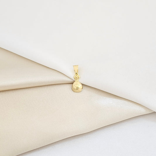DIJE BOLSA DE DINERO LAM 18K B/23122