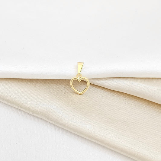 DIJE CORAZON SILUETA LAM18K-23160