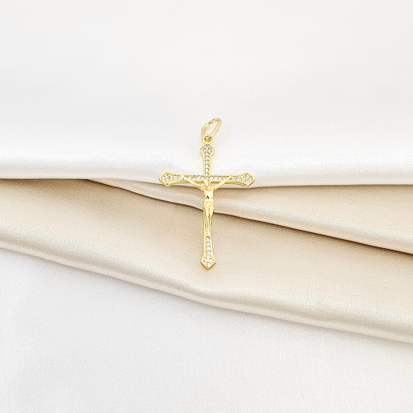 D CRUZ CRISTO CIRCONIAS 4 CMS LAM 18K RF B/23304