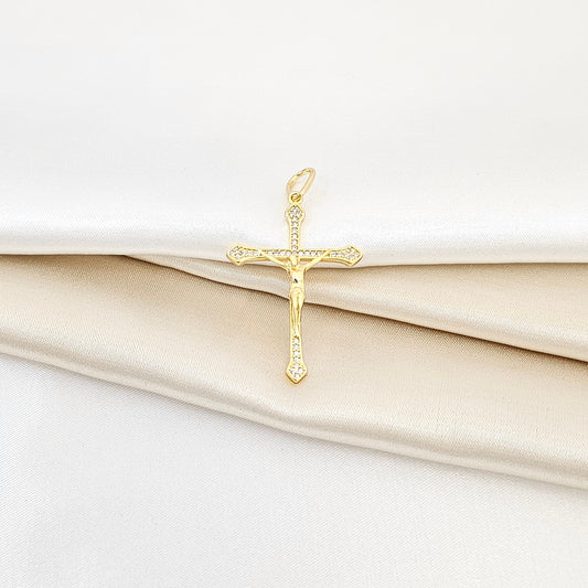 D CRUZ CRISTO CIRCONIAS 4 CMS LAM 18K RF B/23304