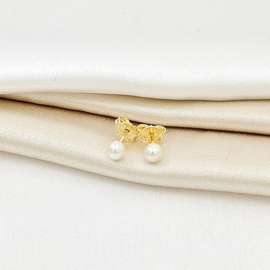 ARETE PERLA 4MM LAM18K-34079