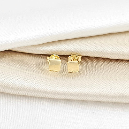 ARETE TOPO CUADRADO 5 MM LAM 18K RF B/34214