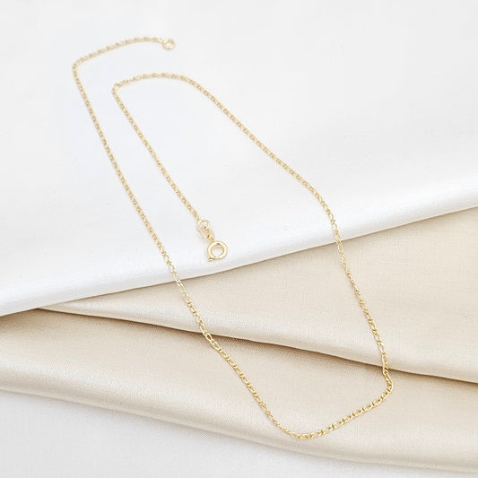 CADENA 1*1 45CM LAM 18K - 40031