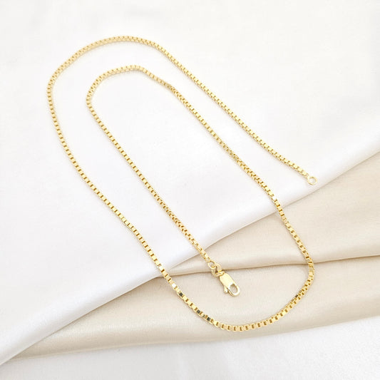 CADENA VENECIANA GRUESA 65CM LAM 18K-44768