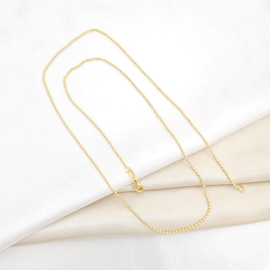 CADENA MILITAR 1.1MM 65CM LAM 18K-44988
