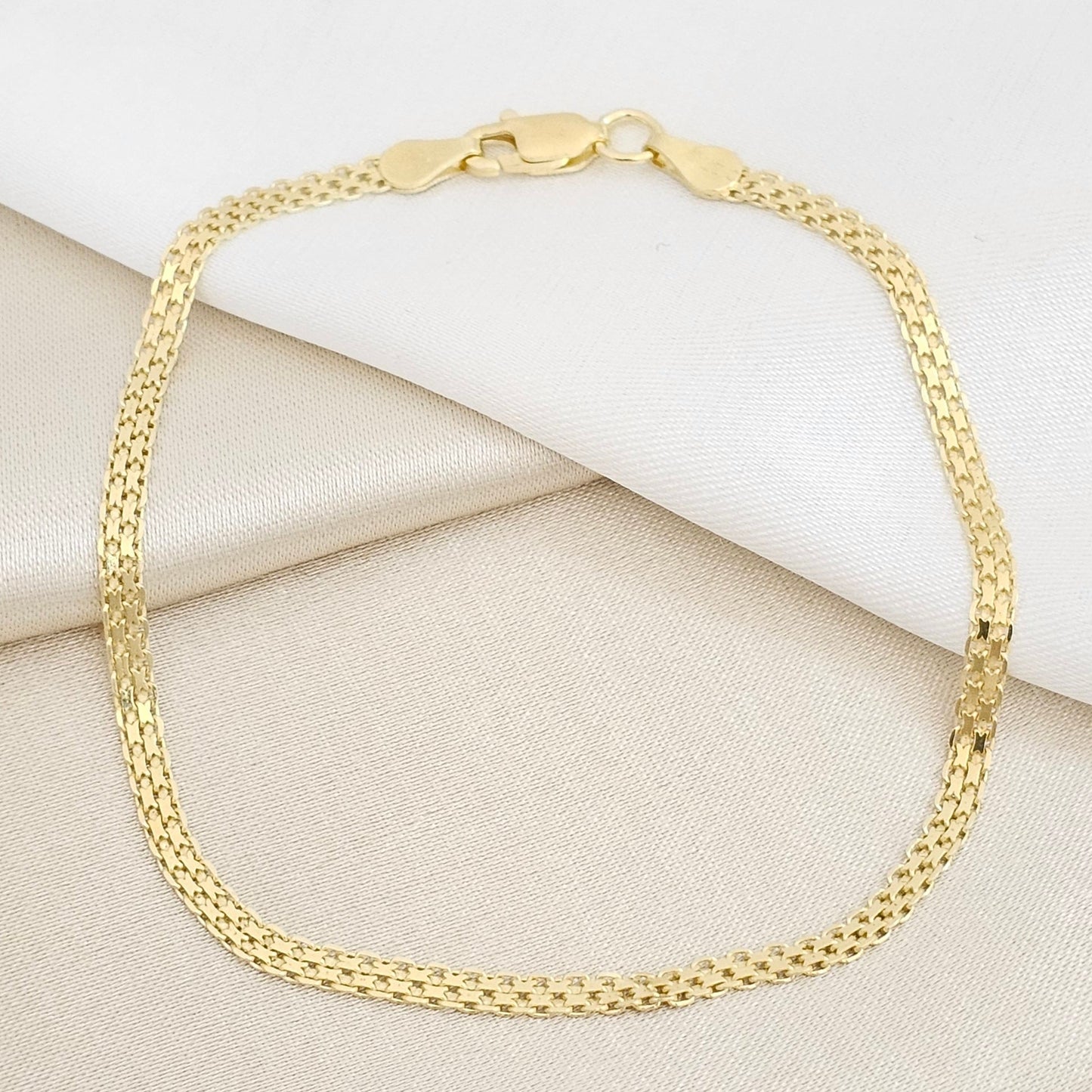 PULSERA CHINA IT 3MM 19.5 CMS LAM 18K B/55882