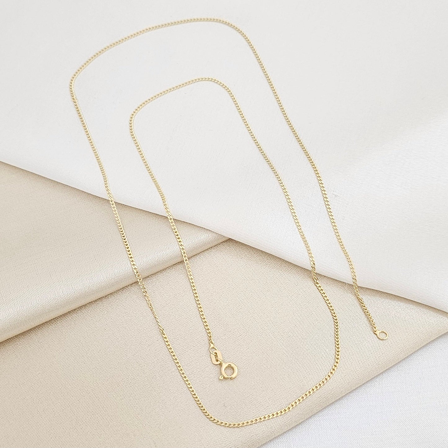 CADENA CUBANITA IT 1.5MM 65CMS LAM 18K B/45153