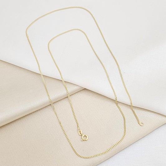 CADENA CUBANITA IT 1.5MM 65CMS LAM 18K B/45153