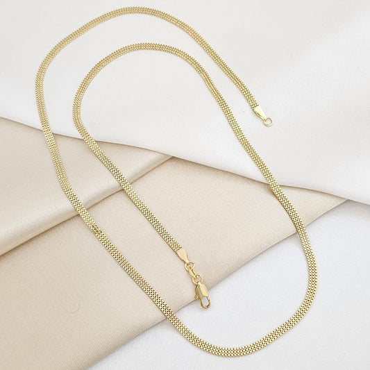 CADENA VENECIANA 3MM 65CMS LAM 18K B/40068