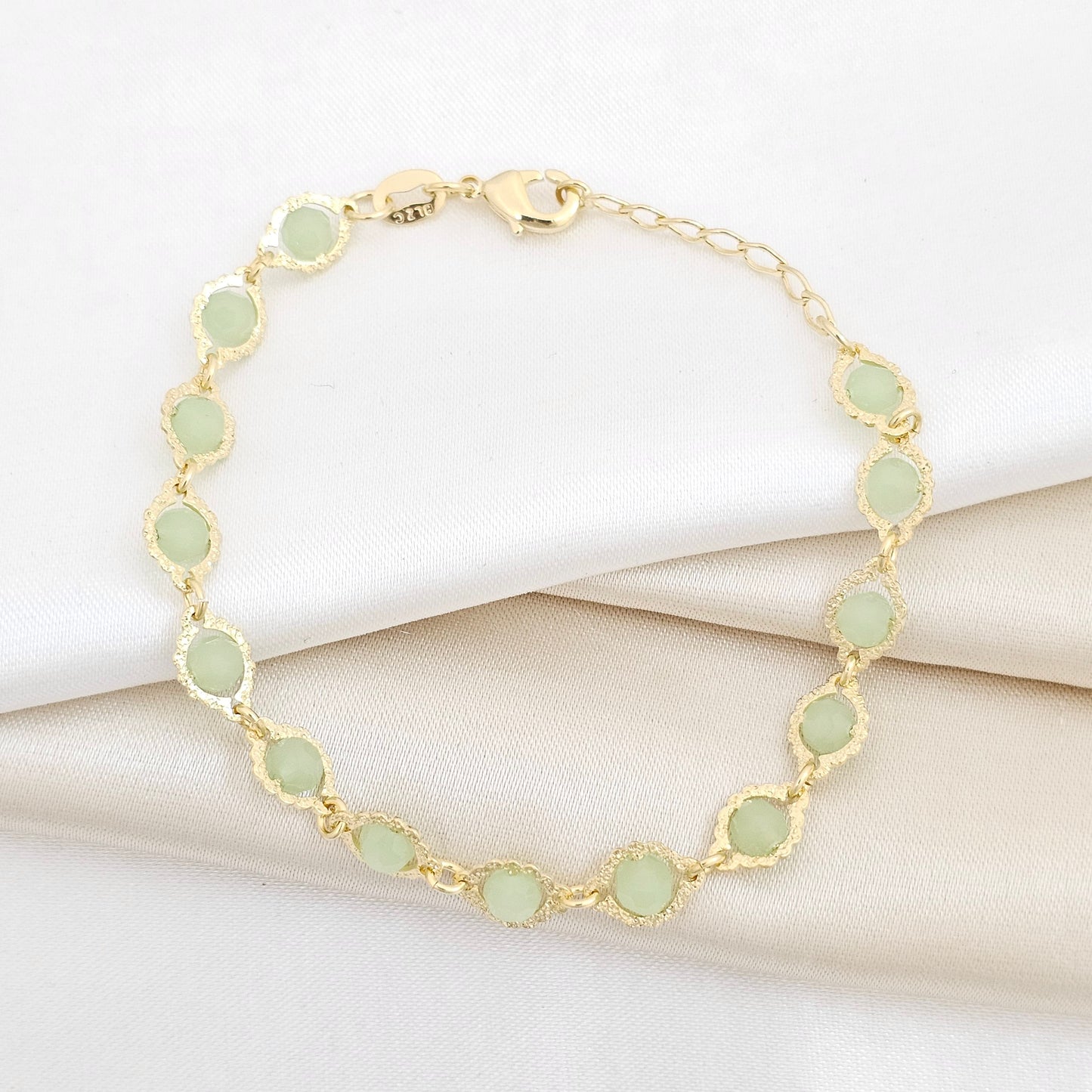 PULSERA SWEET LEMON 16 CMS + EXTENSOR LAM 18K RF B/54101