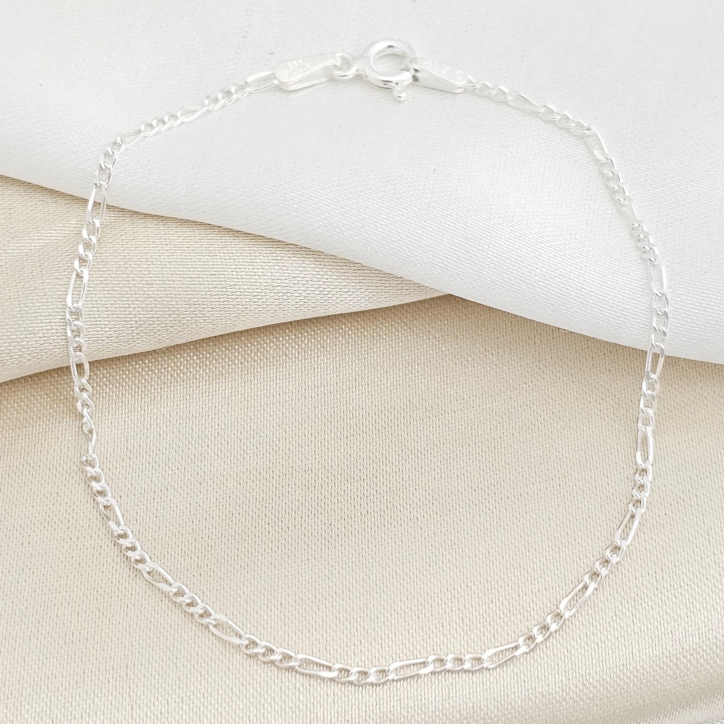 PULSERA 3*1 1.4 MM 16 CMS PLATA 925 B/S/55026