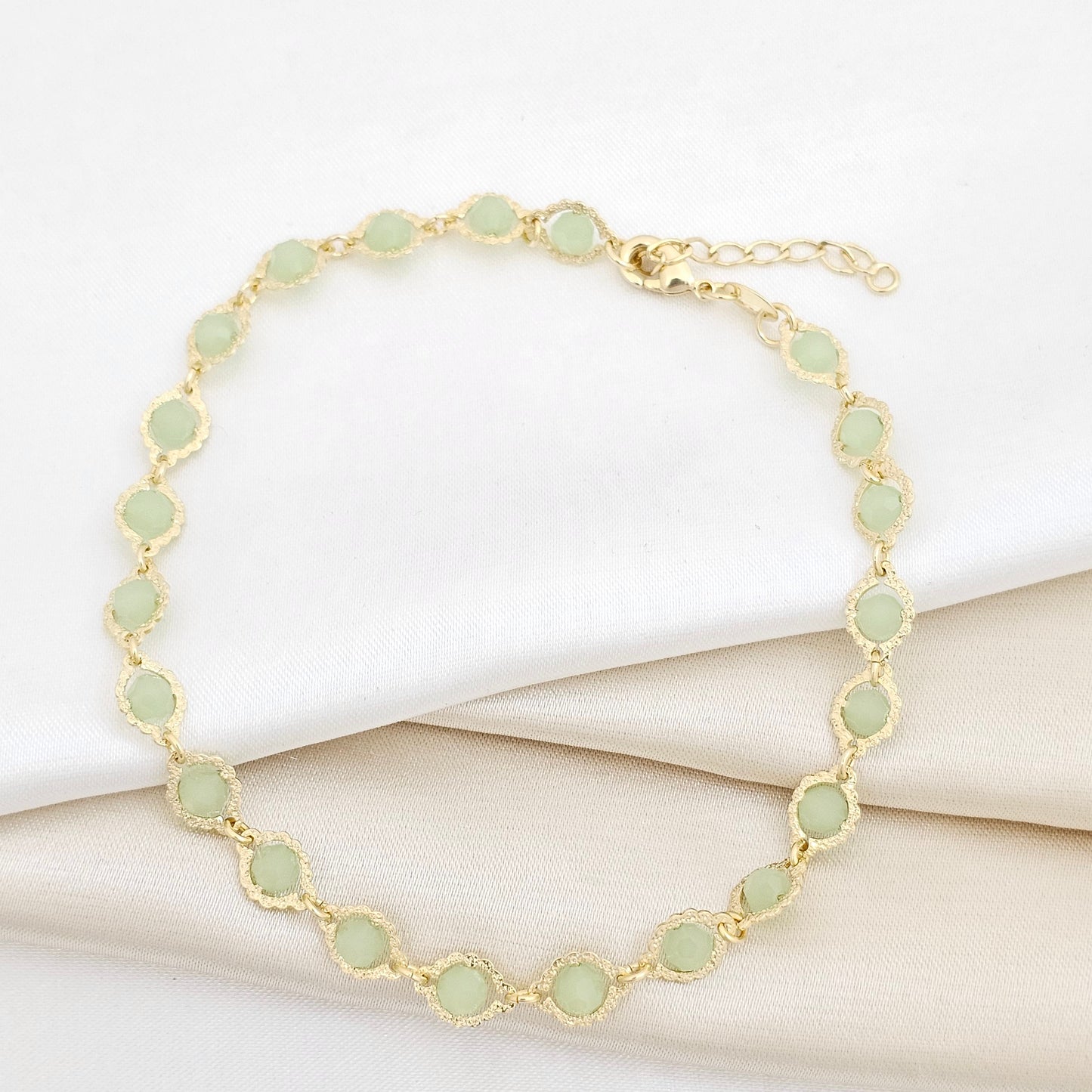 TOBILLERA SWEET LEMON 23 CMS + EXTENSOR LAM 18K RF B/54109