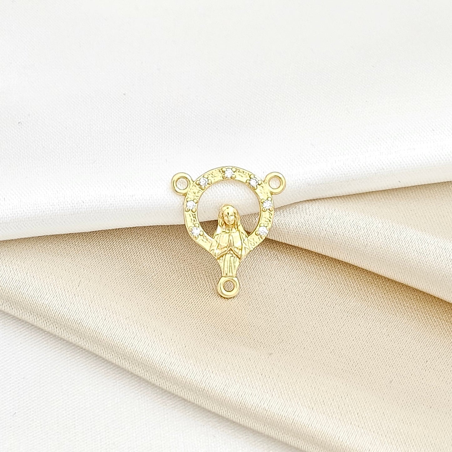 CRUCERO CON CIRCONIAS 1.8 CMS CRISTAL LAM18K RF 24555-CRISTAL