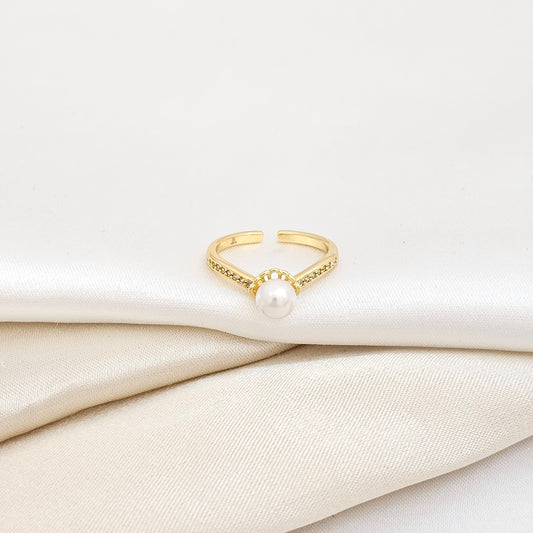 ANILLO OCEAN SOUL AJUSTABLE + EMPAQUE 18K B/13056