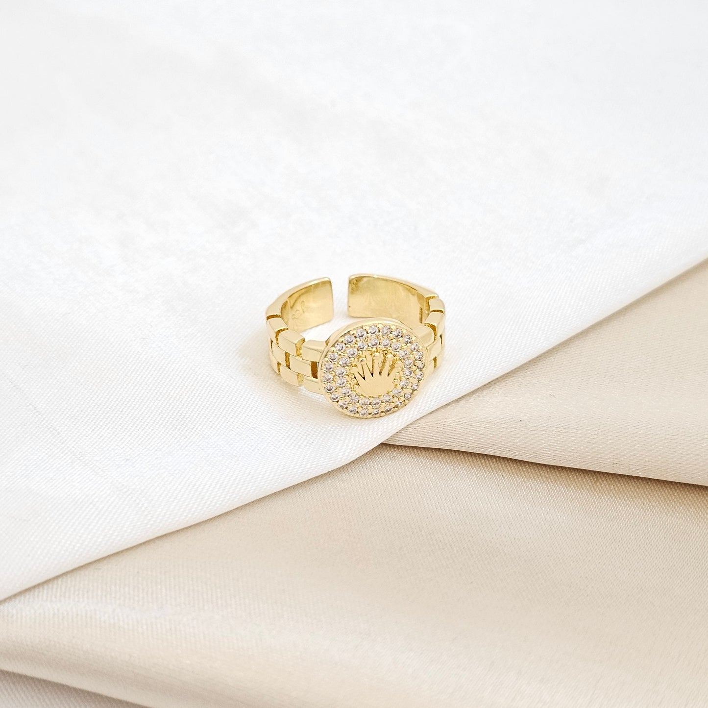 ANILLO ROYAL MAZE AJUSTABLE LAM 18K RF 13107