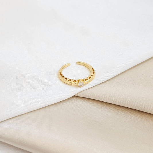 ANILLO SPARKLE AJUSTABLE LAM 18K RF 13048