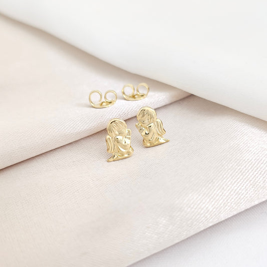 ARETES TOPO ANGEL LAM 18K B/34239