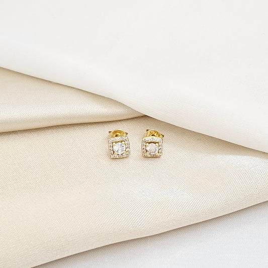 ARETE TOPO DINASTY 6MM LAM 18K B/30006-CRISTAL