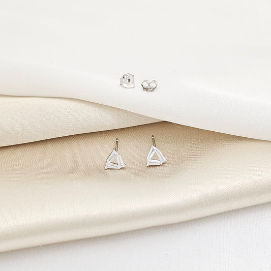 ARETE TOPO TRIANGLE CRYSTAL 4MM PLATA 925 B/S/30008/CONT