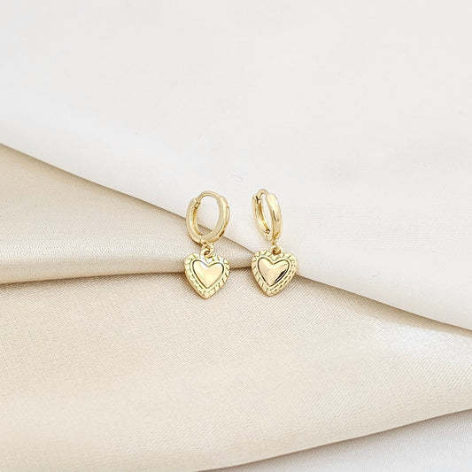 ARETA CANDONGA HEART LAM 18K B/30010