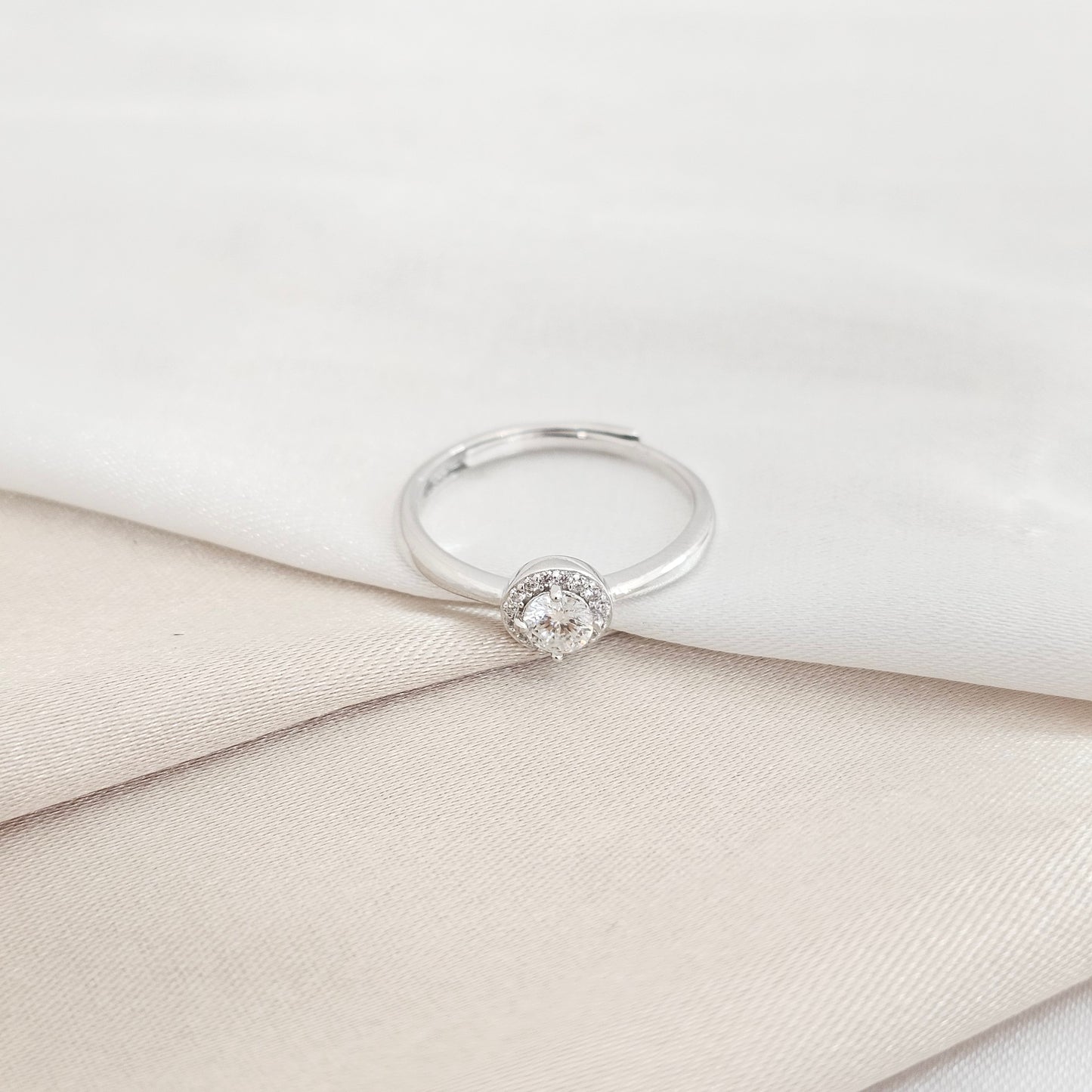 ANILLO ETERNAL STONE MT SILVER PLATA B/10006/CONT