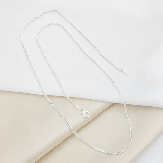 C CUBANA CRUZADA 1,1 MM 50 CMS PLATA 925 RF B/S-45002