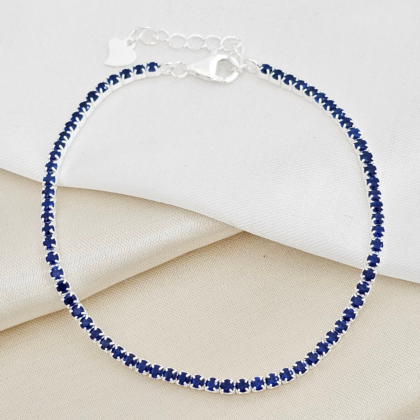P VENECIANA LINE 17 CMS + EXT PLATA 925 RF B/S-55016-AZUL