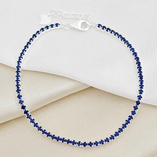 P VENECIANA LINE 17 CMS + EXT PLATA 925 RF B/S-55016-AZUL