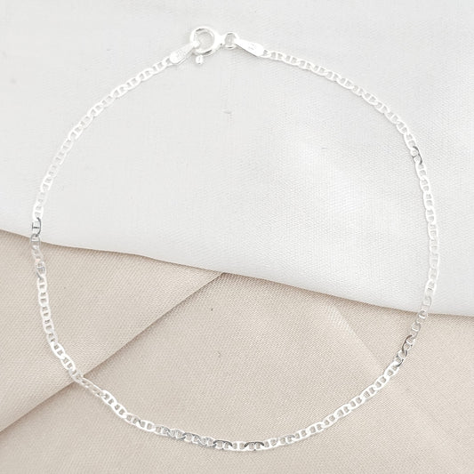 PULSERA MARINE 1.5 MM 19.5 CMS PLATA B/S/55062/CONT
