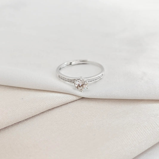 Anillo Clarity Luxe Mt Plata B/S/10009