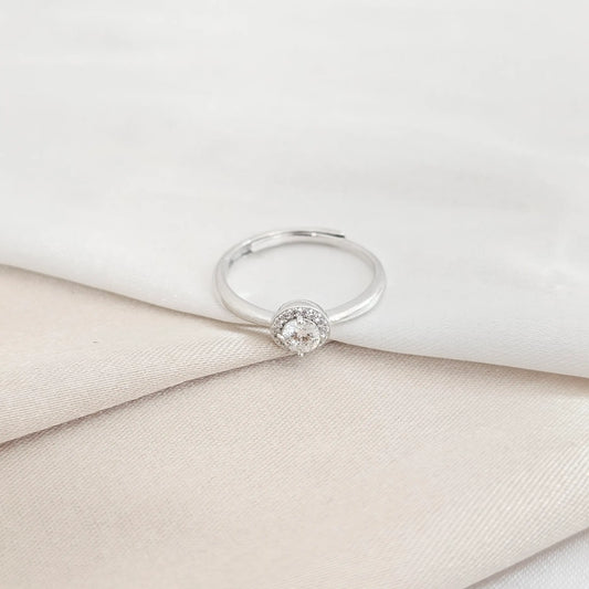 Anillo Eternal Stone Mt Silver Plata B/10006/Cont