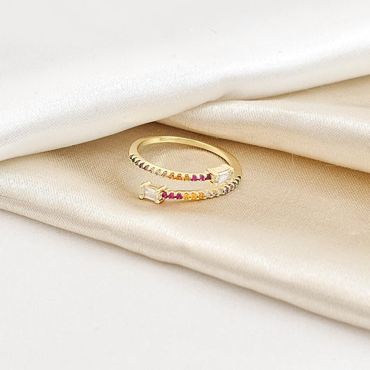 Anillo Sunrises Ajustable Lam 18K Rf B/13030