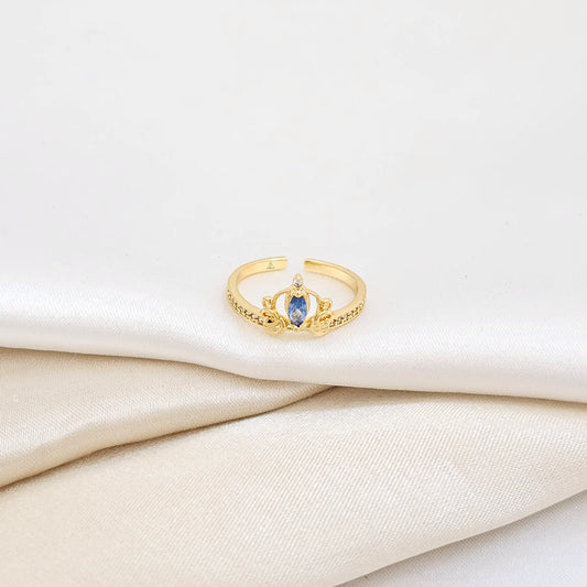 Anillo Tile Ring Ajustable + Empaque Lam 18K B/13046