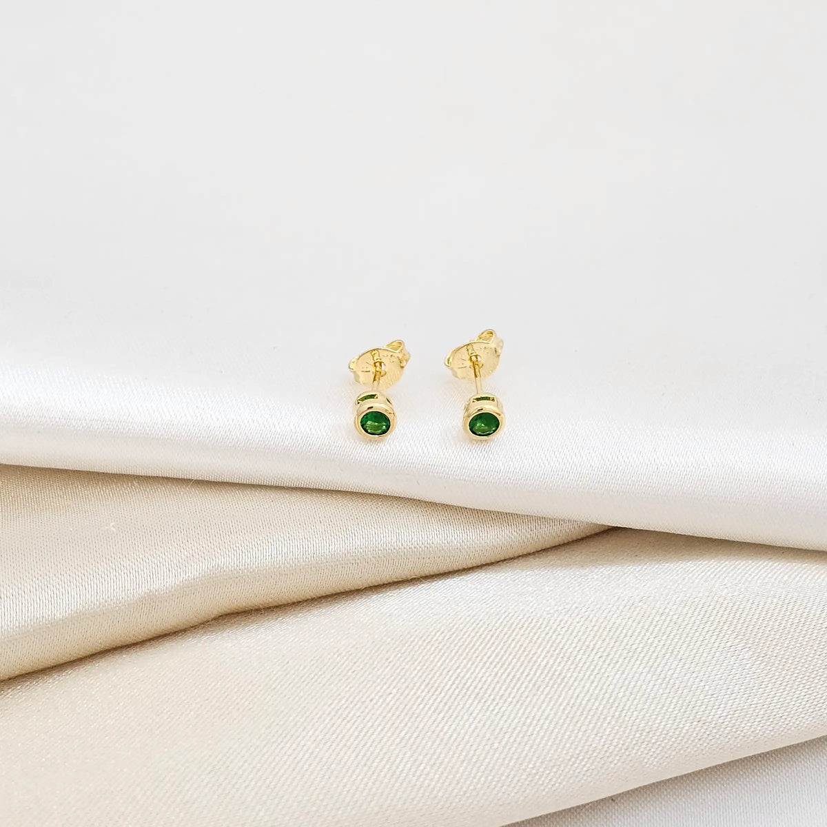 Aretas Green Circle Lam 18K B/34236
