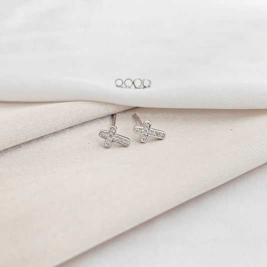 Aretas Topo Cruz Celestial 7.6 Mm Plata B/S/30052/Cont